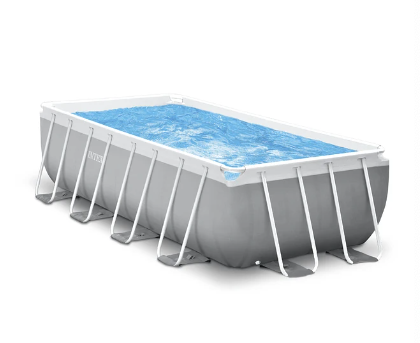 Piscina Estructural Intex Prisma Frame Set 400x200x100 Cm + Bomba + Escalera