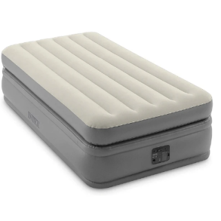 Colchón Inflable Eléctrico Intex 1,5 Plazas Gris 99X191X51 Cms