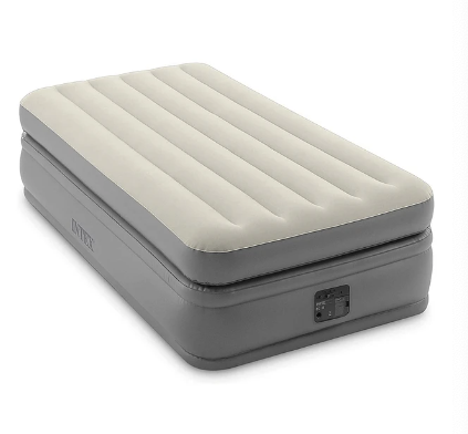 Colchón Inflable Eléctrico Intex 1,5 Plazas Gris 99X191X51 Cms