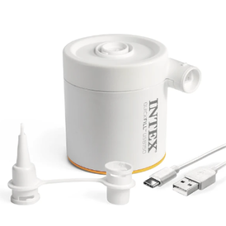 Inflador Eléctrico Intex USB QuickFill 150 Lts/Min