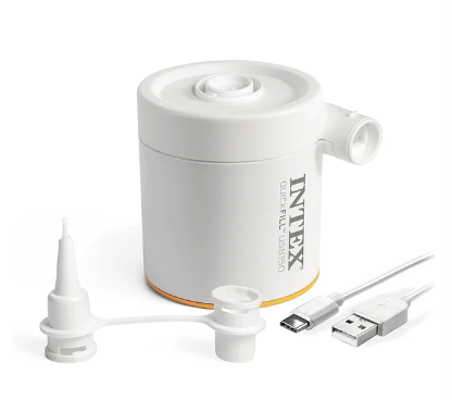 Inflador Eléctrico Intex USB QuickFill 150 Lts/Min