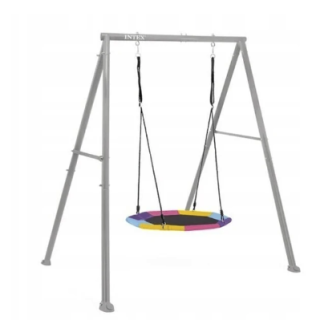Set Columpio Nido Octogonal Intex Saucer Swing Set Gris