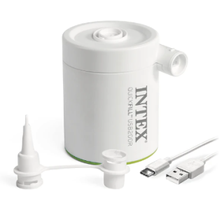 Inflador Eléctrico Recargable Intex USB QuickFill 200R 200 Lts/Min