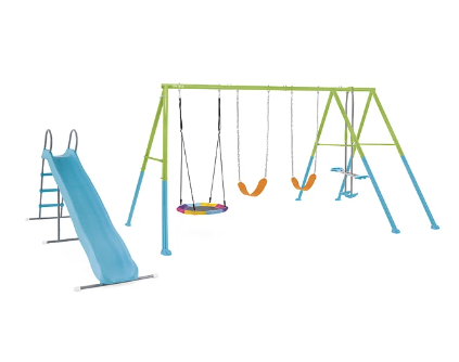 Set Columpio de 5 Accesorios Intex Five Feature Swing Set Verde Azul