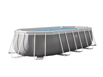 Piscina Estructural Intex Prisma Frame Set 503x274x122 Cm + Bomba + Escalera + Cobertor + Base