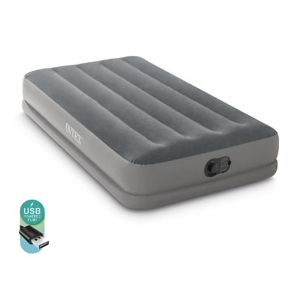 Colchón Inflable Eléctrico USB Intex 1,5 Plazas 99x191x30 Cm Prestige Mid-Rise