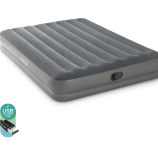 Colchón Inflable Eléctrico USB Intex 2 Plazas 152x203x30 Cm Prestige Mid-Rise