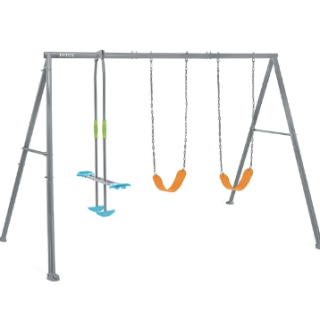 Set Columpio de 3 Accesorios Intex Three Feature Swing Set Gris Mod 1