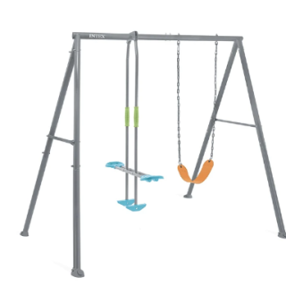 Set Columpio de 2 Accesorios Intex Two Feature Swing Set Gris Mod 1
