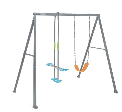 Set Columpio de 2 Accesorios Intex Two Feature Swing Set Gris Mod 1