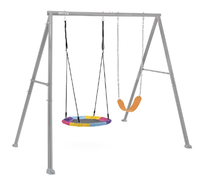 Set Columpio de 2 Accesorios Intex Two Feature Swing Set Gris Mod 2